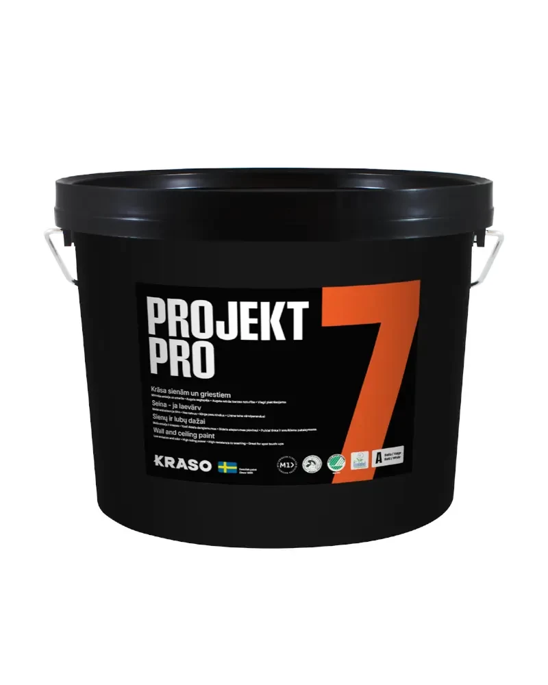 KRASO PROJEKT PRO 7 sienų dažai - Matas - C - 0.9 L