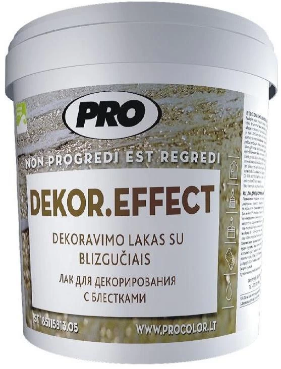 Lakas PRO Dekor Effect, 0,5kg sidabro sp.