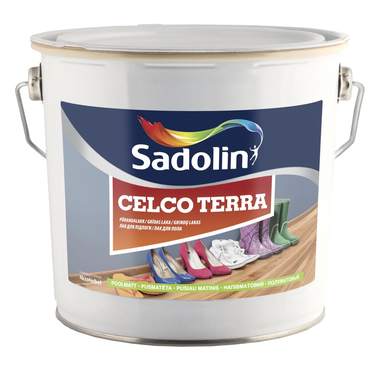 Lakas SADOLIN Celco Terra, 10l pusiaus matinis