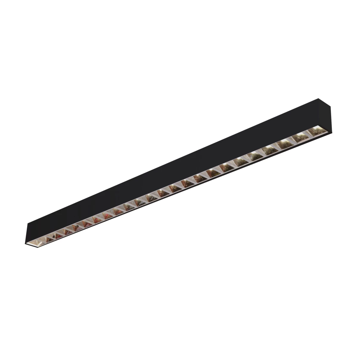 LED linijinis šviestuvas RAGGIO, 230Vac, 40W, 120cm, 5000lm, 4000K, IP20, juodas, sujungiamas, ORO