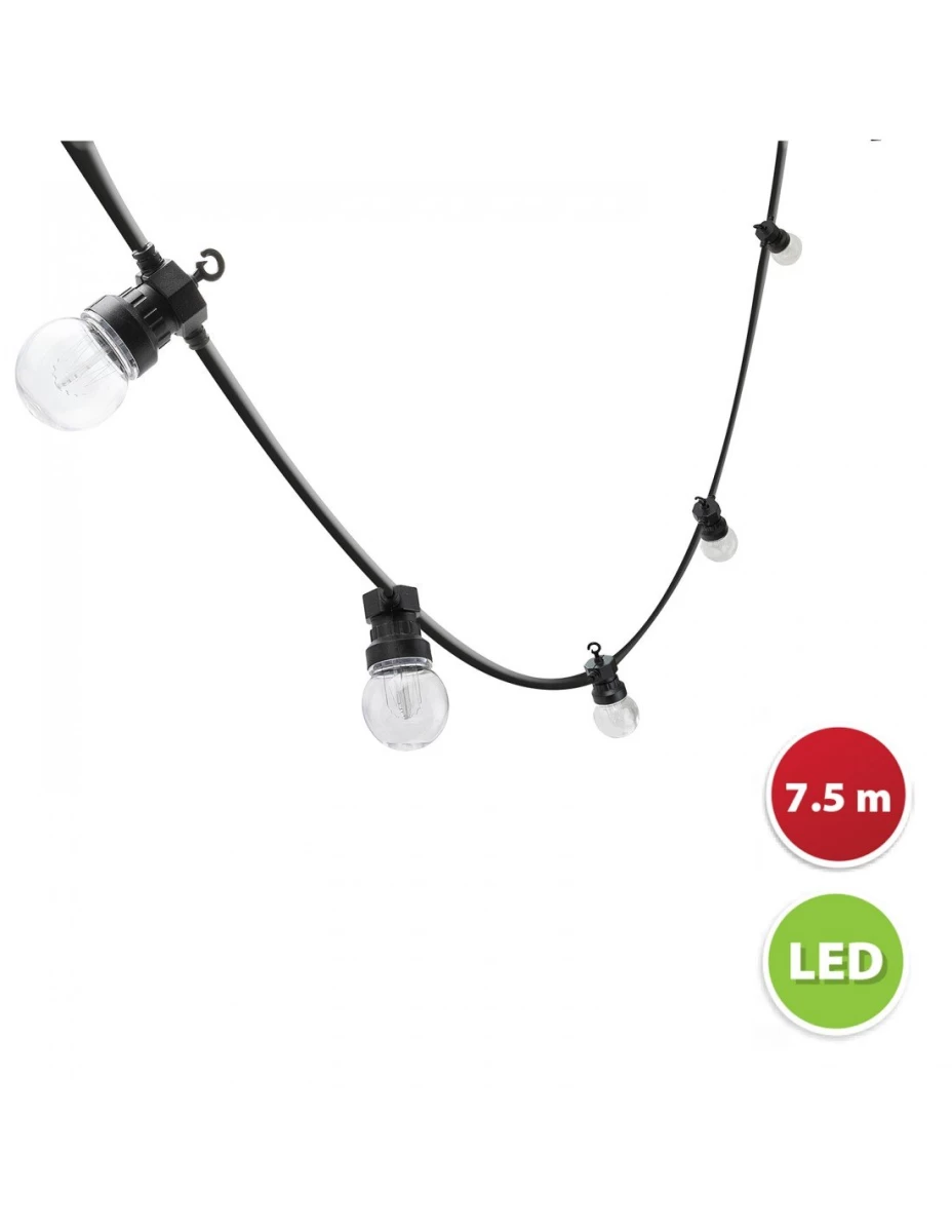 LED lempučių girlianda  PS048,  7.5 m