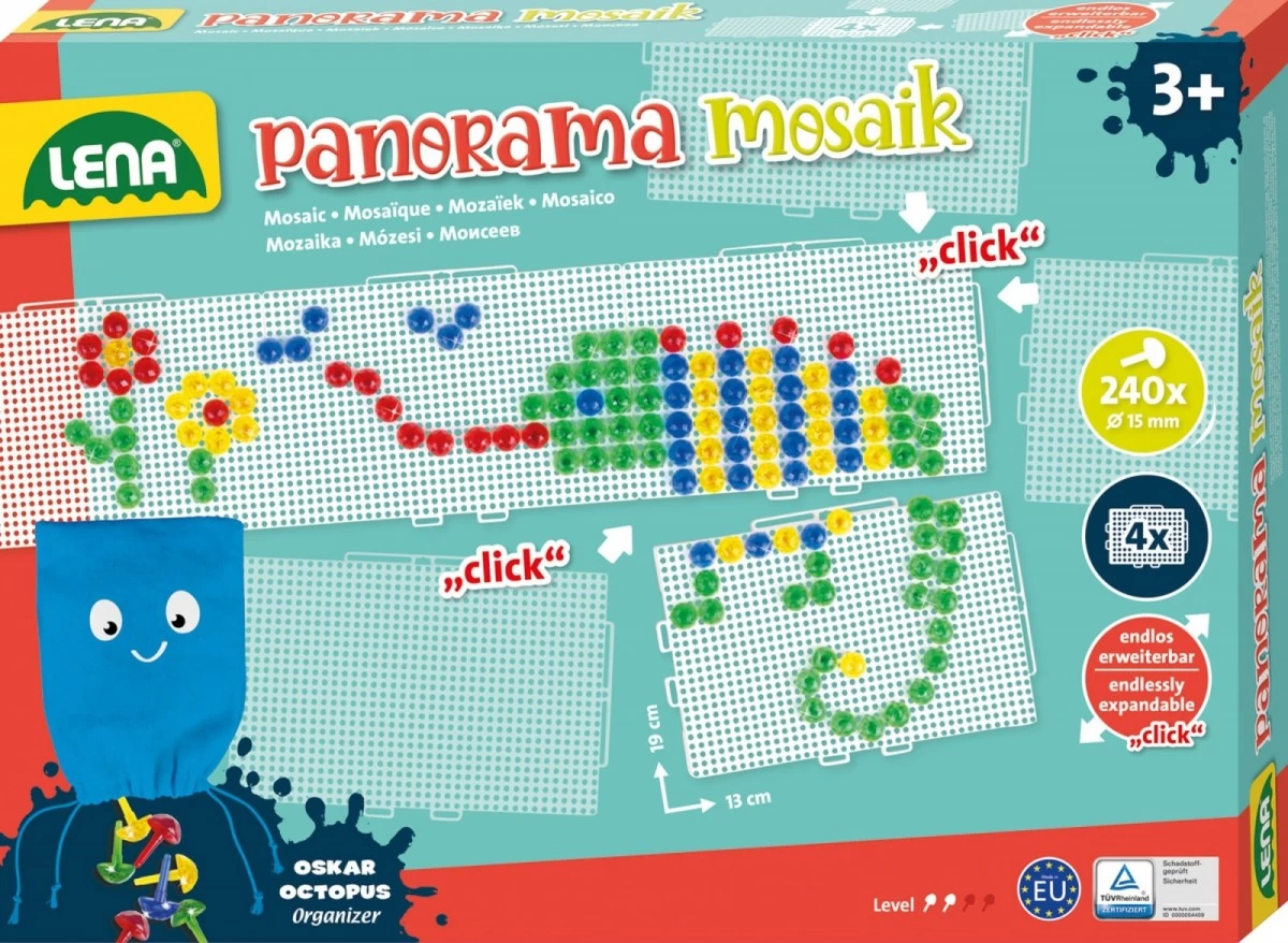 Lena Mosaic set panorama XL transparent 240 pcs