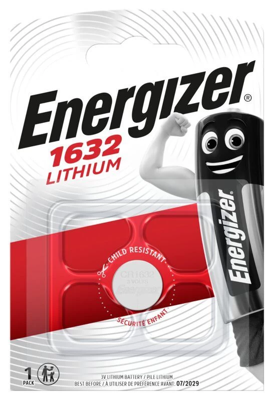 Ličio baterija CR1632 3V 130mAh ENERGIZER