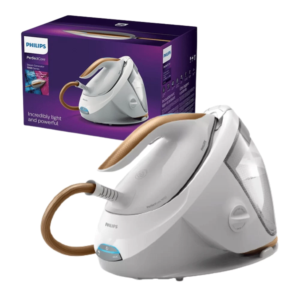 Lyginimo sistema Philips PerfectCare 7000 Series PSG7040/10, balta/pilka (Ekspozicinė prekė)