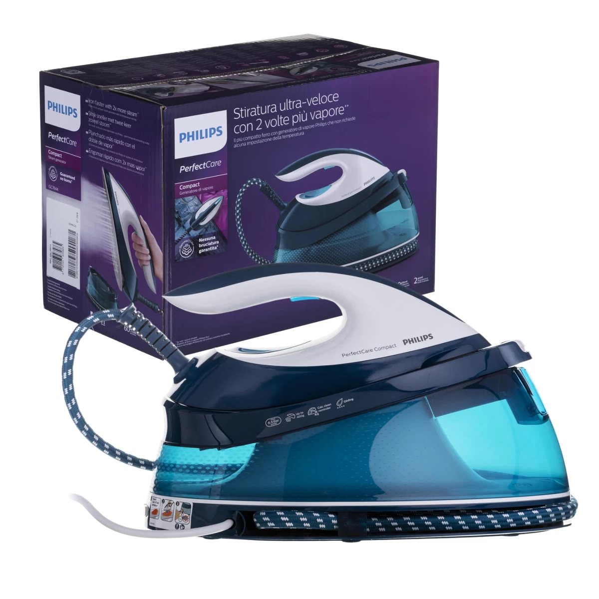 Lyginimo sistema Philips PerfectCare Compact GC7844 (Ekspozicinė prekė)