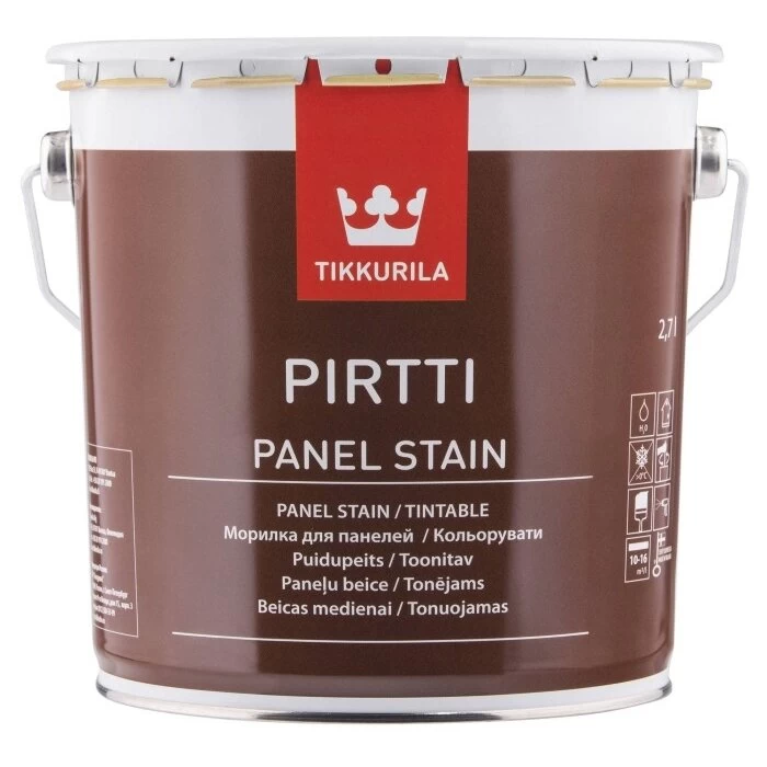 Medienos beicas TIKKURILA Pirtti Wood Stain EP bazė, 2,7l