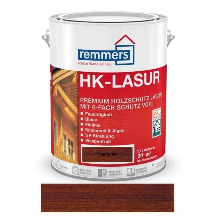 Medienos impregnantas REMMERS Aidol HK Lasur Kastanie, 5l