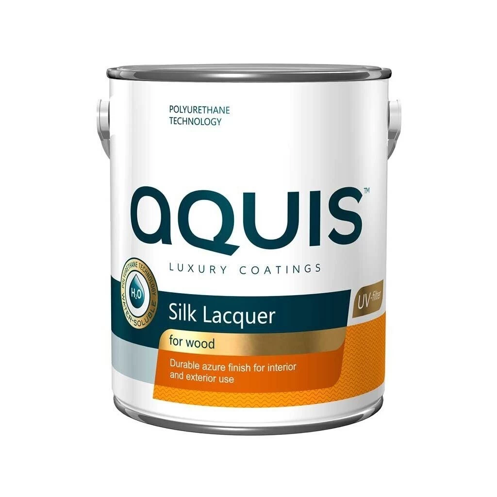 Medienos lakas AQUIS Silk Lacquer, 2,5l australijos kipariso sp.