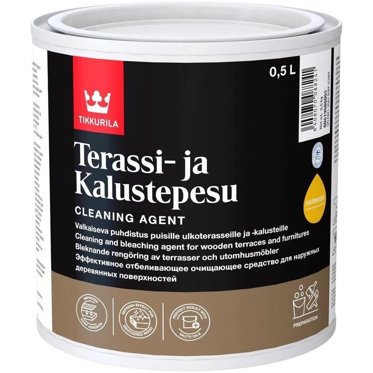 Medinių paviršių valiklis TIKKURILA Terassi-ja Kalustepesu, 0,5l