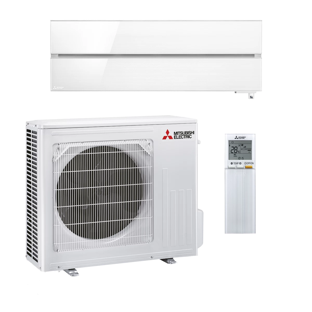 Mitsubishi Electric SIENINIS MSZ-LN serijos 2.5 kW oro kondicionieriaus komplektas, baltas