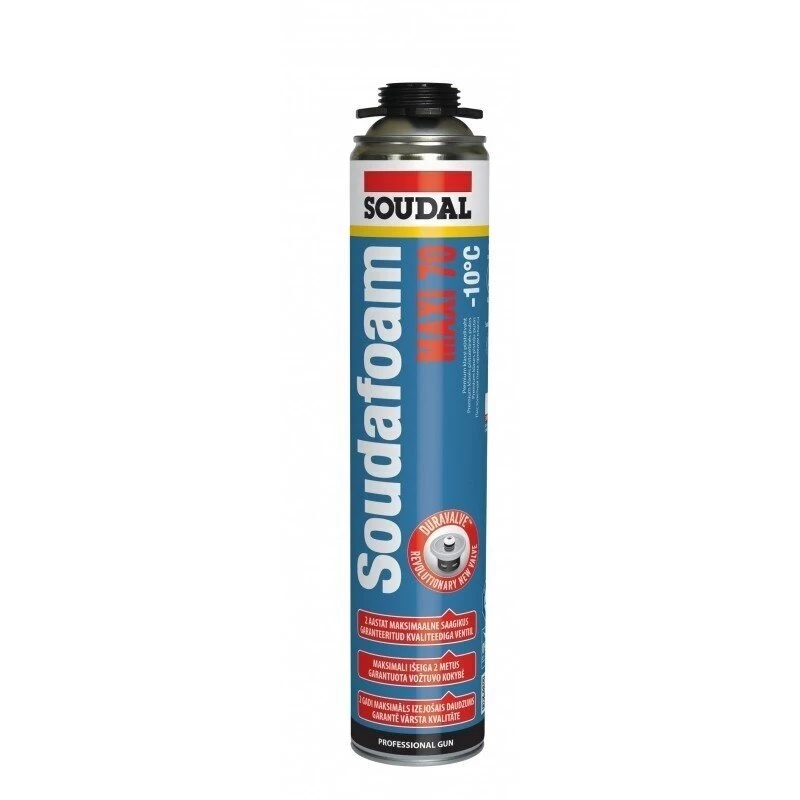 Montavimo putos SOUDAL Soudafoam Maxi 70 Winter, 870ml