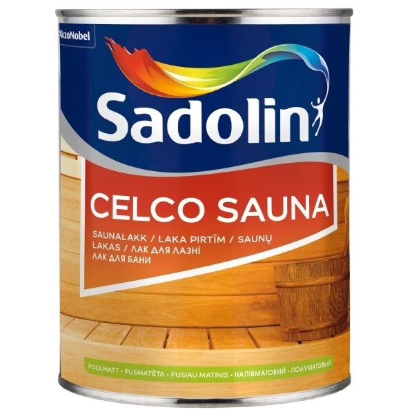 Pirties lakas SADOLIN Celco Sauna, 1l