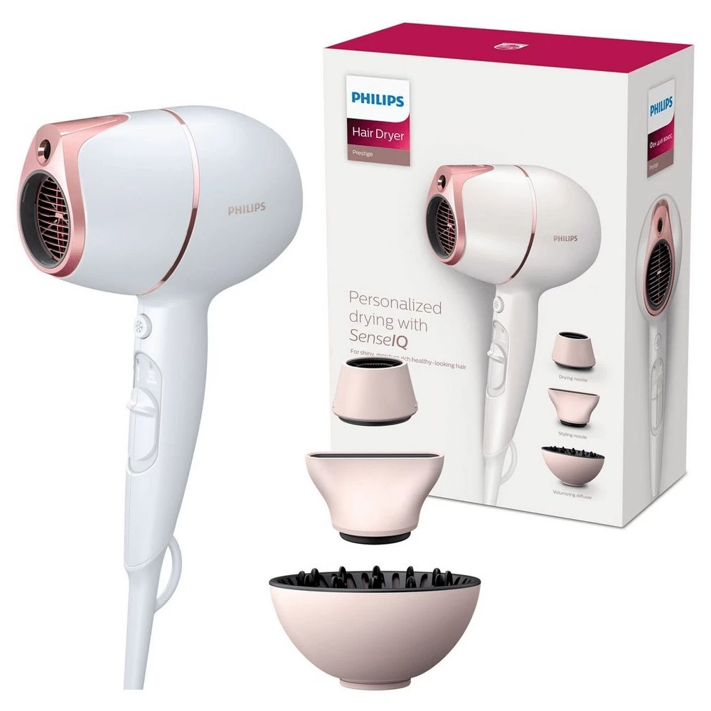 Plaukų džiovintuvas Philips Hair Dryer Prestige BHD628 (Ekspozicinė prekė)