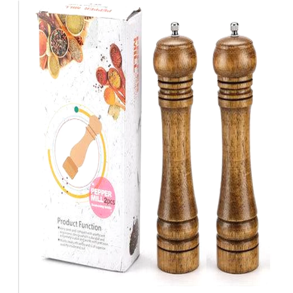 Prieskonių malūnėlių rinkinys Pepper mill 2pcs (Ekspozicinė prekė)