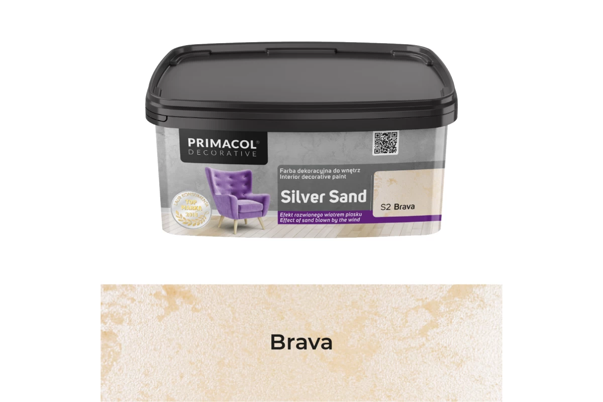 Primacol Decor Silver Sand 1,0 L (Brava) S2