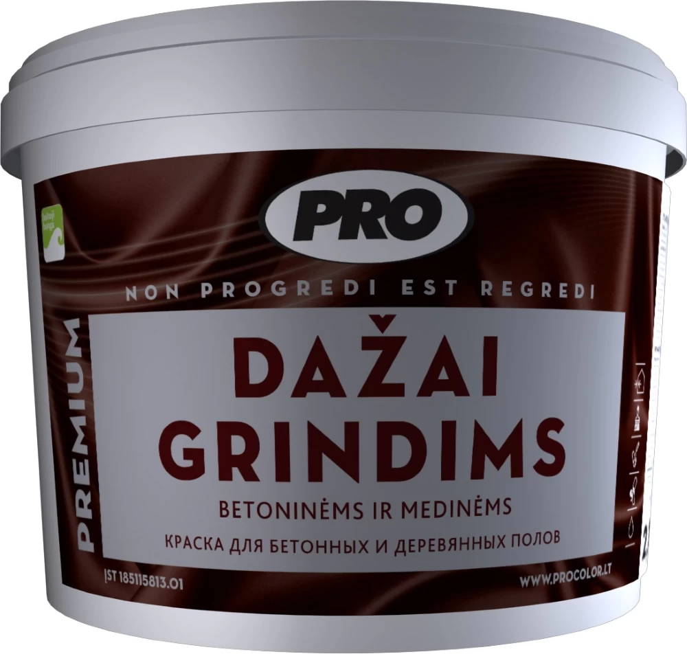 PRO DAŽAI GRINDIMS BALTI 0,9L