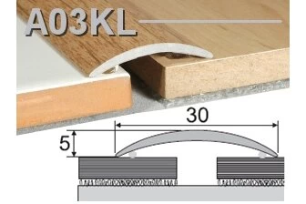 Profilis Effector A03 sujungimo, klijuojamas, VERDEN, 93 cm