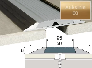 Profilis Effector A10 sujungimo, su juoda guma