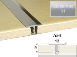 Profilis sujungimo A54 sidabrinis, 200cm 13x9mm