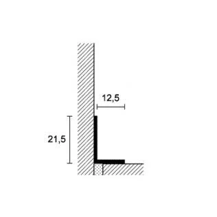 Profiliuotis AL/2 RAL9010