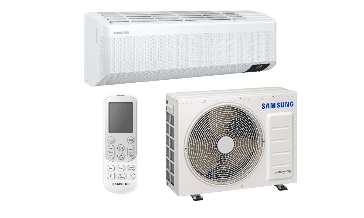 SAMSUNG SIENINIS BEVĖJIS NORDIC WINDFREE 2.5/3.2 kW oro kondicionieriaus komplektas