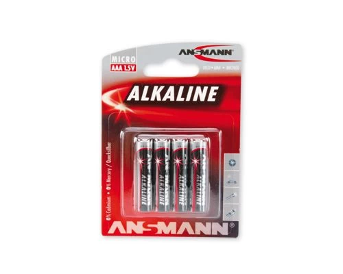 Šarminė baterija LR03 (AAA) 1.5V 1250mAh ANSMANN (4vnt blisteryje)