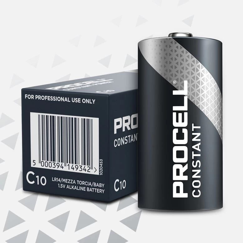 Šarminė baterija LR14 (MN1400/LR14) (C) 1.5V 9038mAh PROCELL Constant Duracell