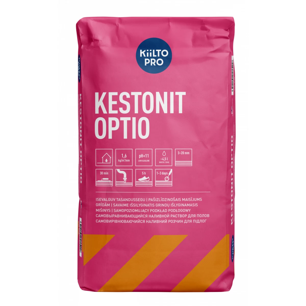 Savaime išsilyginantis grindų mišinys KIILTO Kestonit Optio, 20kg