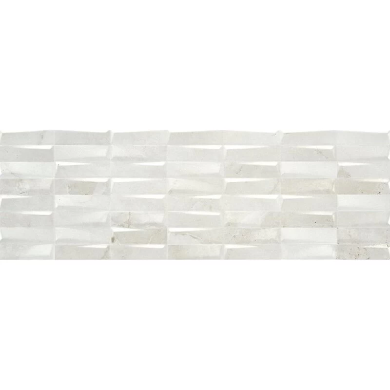 Sienų plytelės Coliseum Trenza Blanco, 20x60 cm