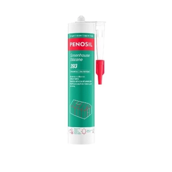 Silikonas šiltnamiams PENOSIL GreenHouse Silicone 393, 300ml bespalvis