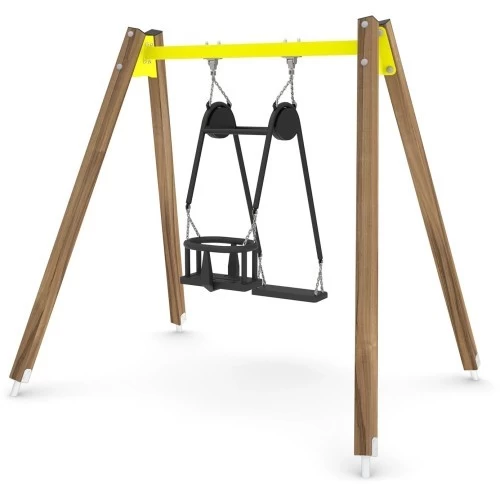 Sūpynės Vinci Play Swing WD0520 - Geltona