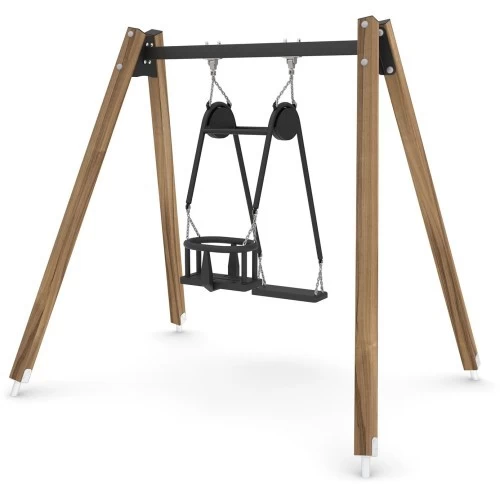 Sūpynės Vinci Play Swing WD0520 - Juoda