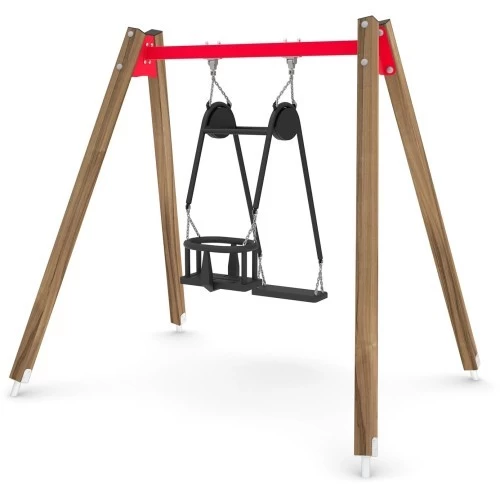 Sūpynės Vinci Play Swing WD0520 - Raudona