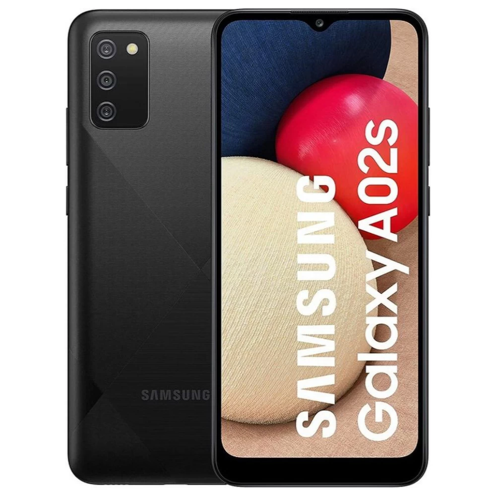 Telefonas Samsung Galaxy A02s, 32GB, Dual SIM, Juoda (Ekspozicinė prekė)