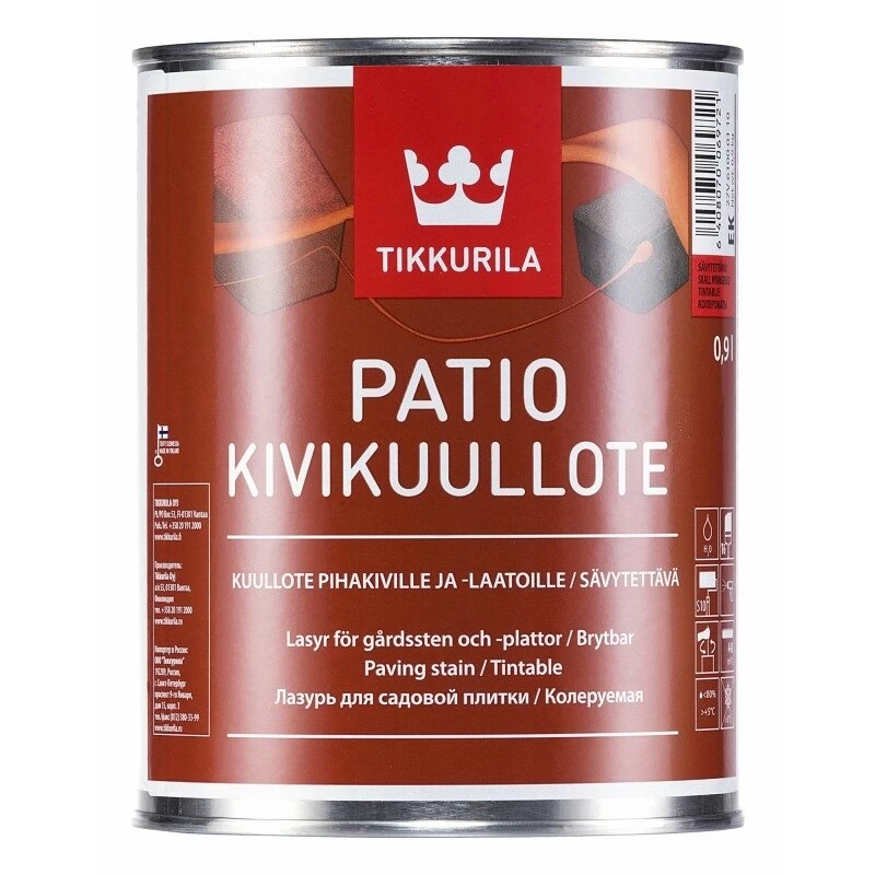 Trinkelių beicas TIKKURILA Patio Stonestain, 0,9l