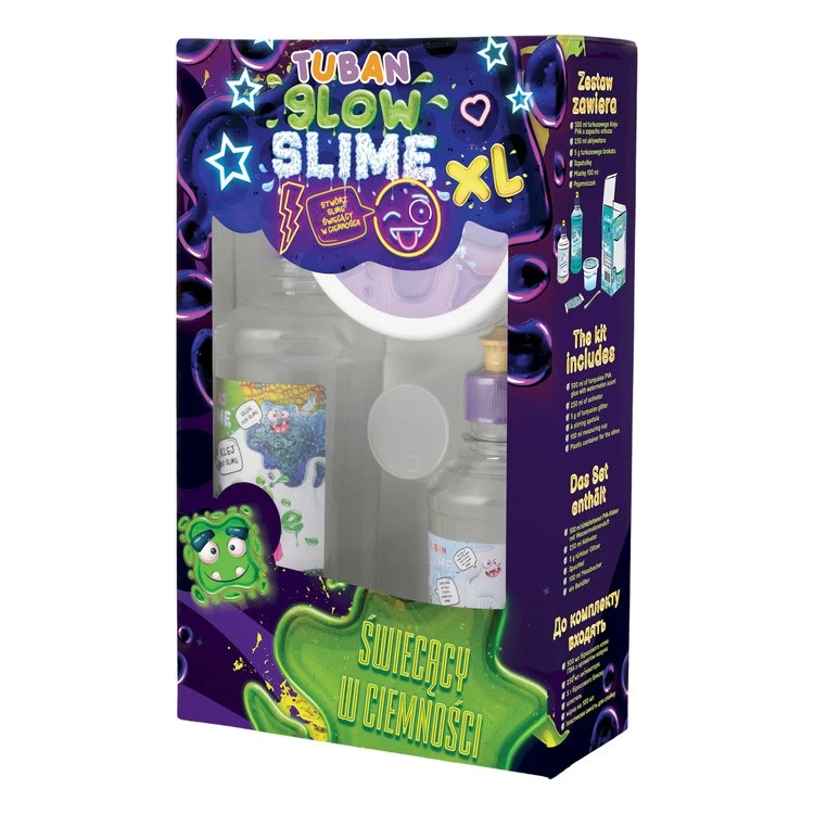 TUBAN Super Slime Set -  Glow in the dark XL