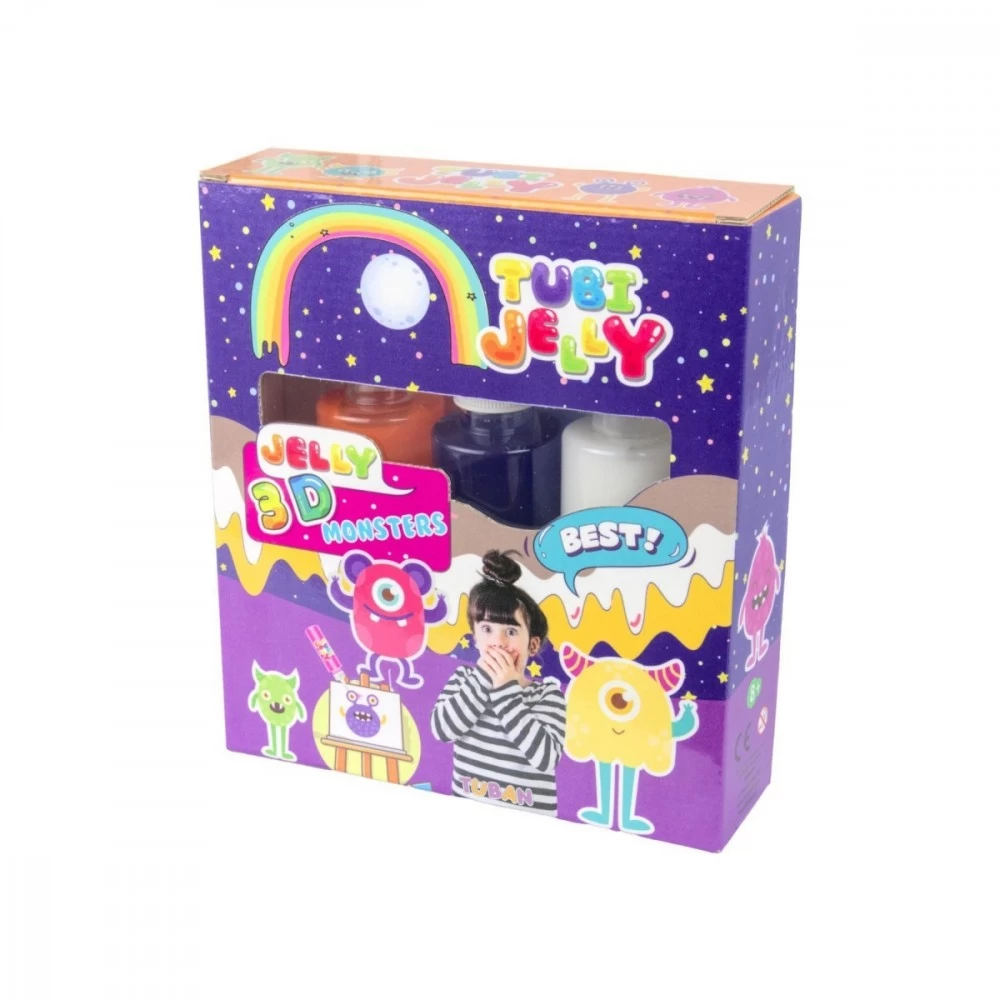 TUBAN Tubi Jelly set     3 colors - Monsters