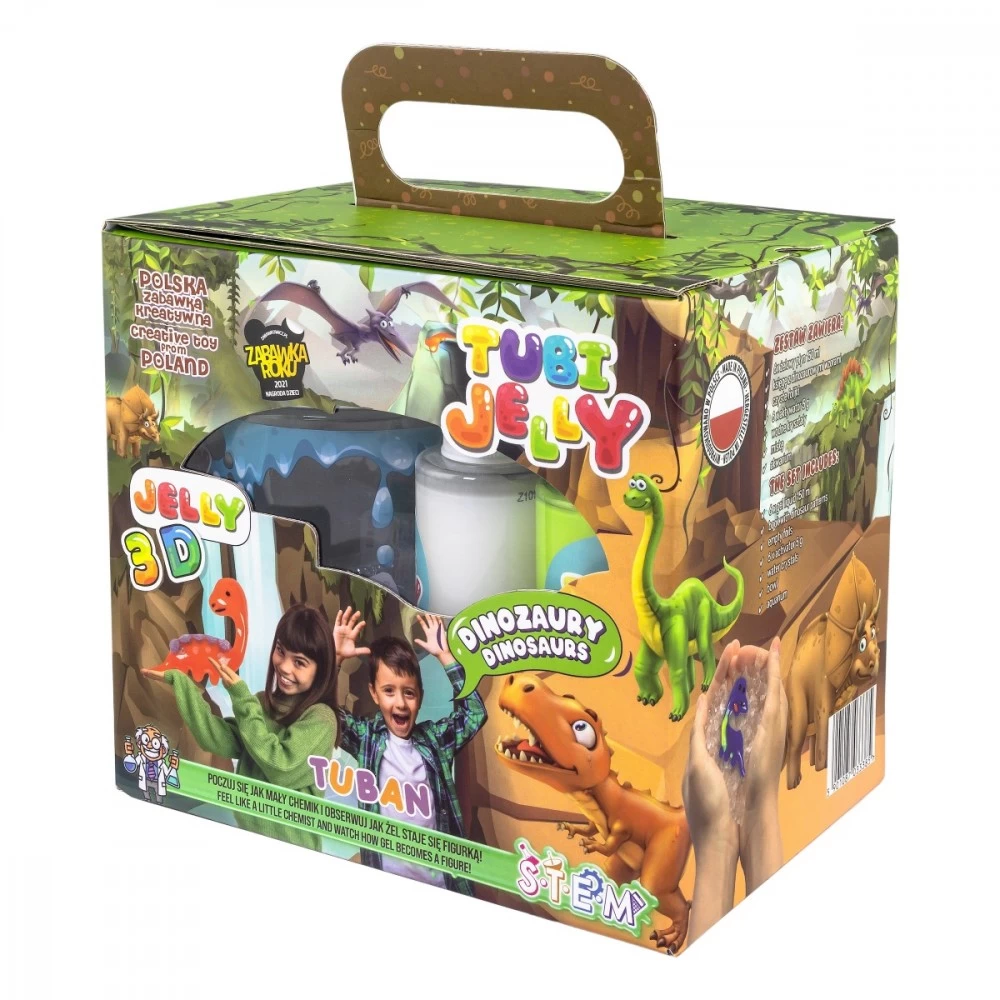 Tuban Tubi Jelly Set of  dinosaurs - a small aqu