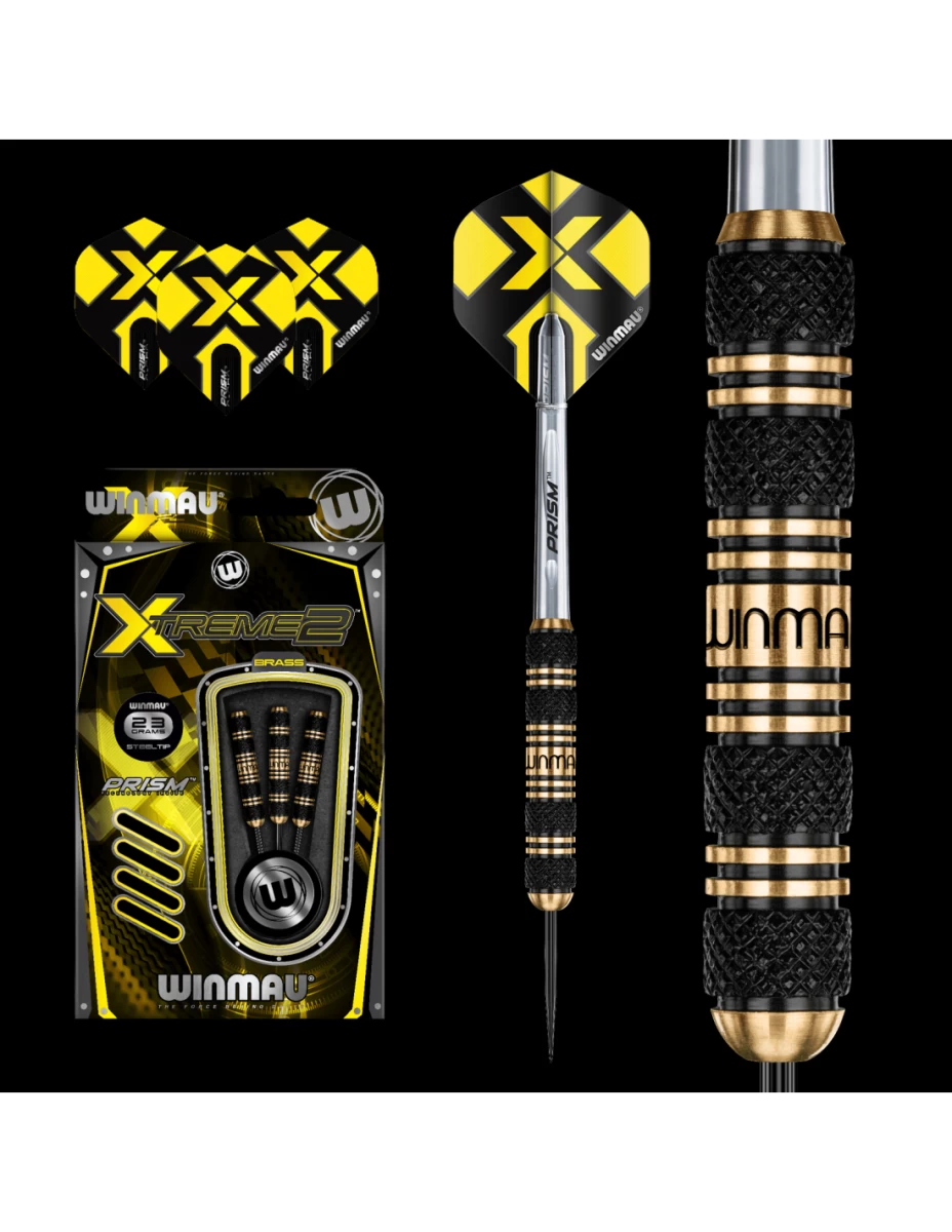 Winmau strėlytės  Extreme2 Brass 23g