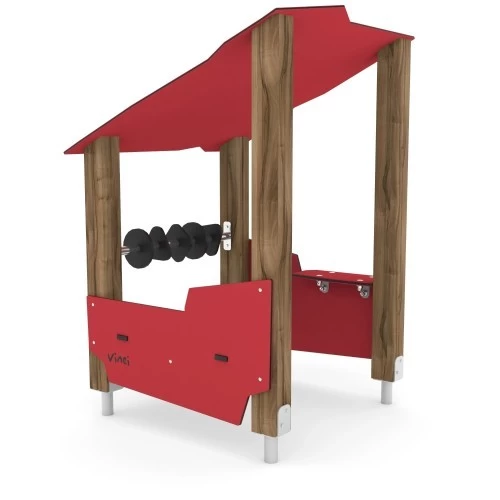 Žaidimų aikštelė Vinci Play Wooden WD1401 - Raudona