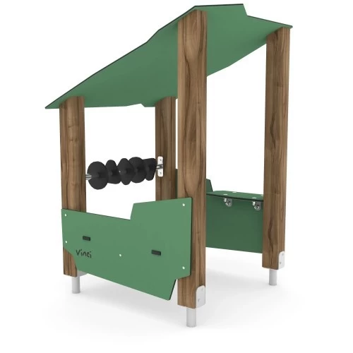 Žaidimų aikštelė Vinci Play Wooden WD1401 - Žalia