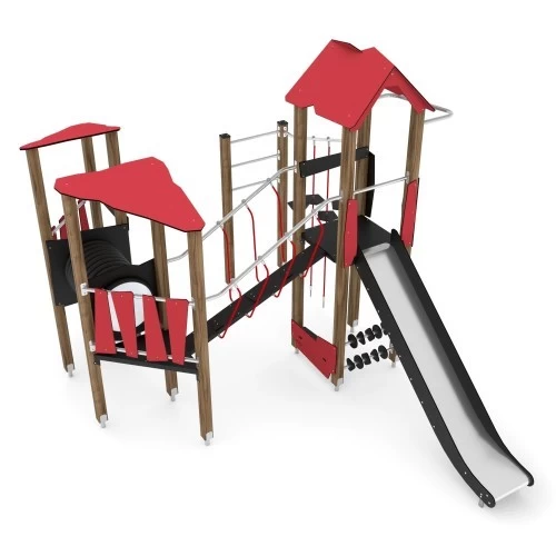 Žaidimų aikštelė Vinci Play Wooden WD1409 - Raudona