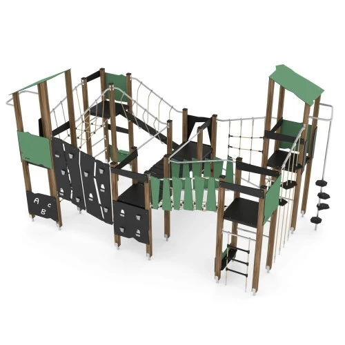 Žaidimų aikštelė Vinci Play Wooden WD1413 - Žalia