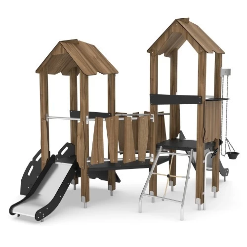 Žaidimų aikštelė Vinci Play Wooden WD1436 - Ruda