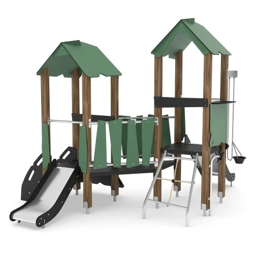 Žaidimų aikštelė Vinci Play Wooden WD1436 - Žalia