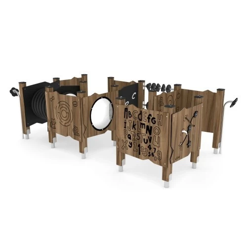 Žaidimų aikštelė Vinci Play Wooden WD1437 - Ruda