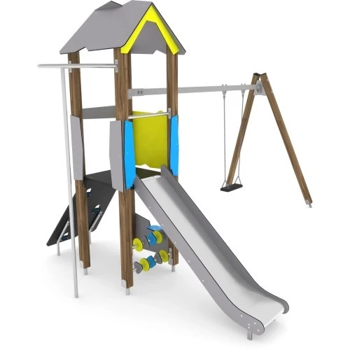 Žaidimų aikštelė Vinci Play Wooden WD1438 - Kelių spalvų