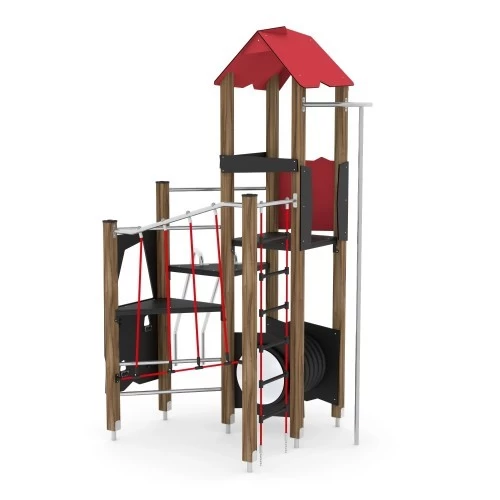 Žaidimų aikštelė Vinci Play Wooden WD1449 - Raudona