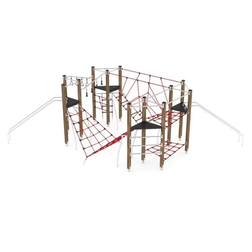 Žaidimų aikštelė Vinci Play Wooden WD1453 - Raudona