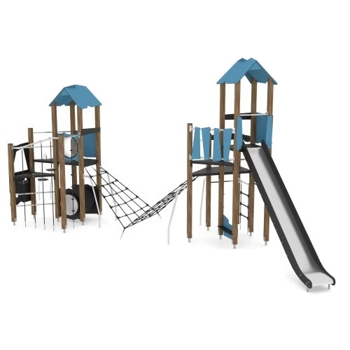 Žaidimų aikštelė Vinci Play Wooden WD1454 - Mėlyna